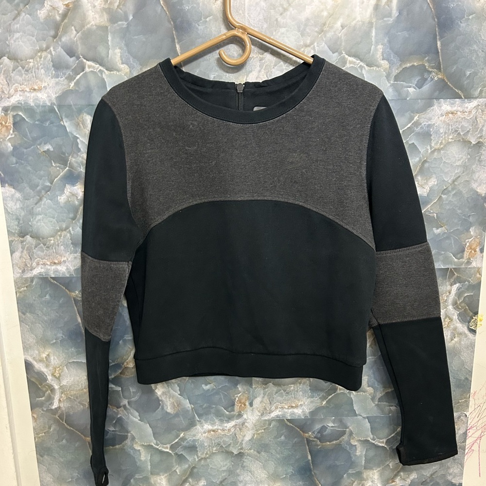 Nike Black and Gray Sweatshirt/ Size L